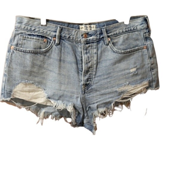 We The Free Denim Cut Off Jean Shorts 31 - Picture 1 of 11